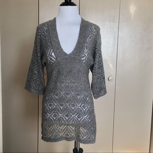 H&M kimono half sleeves wool blend tunic